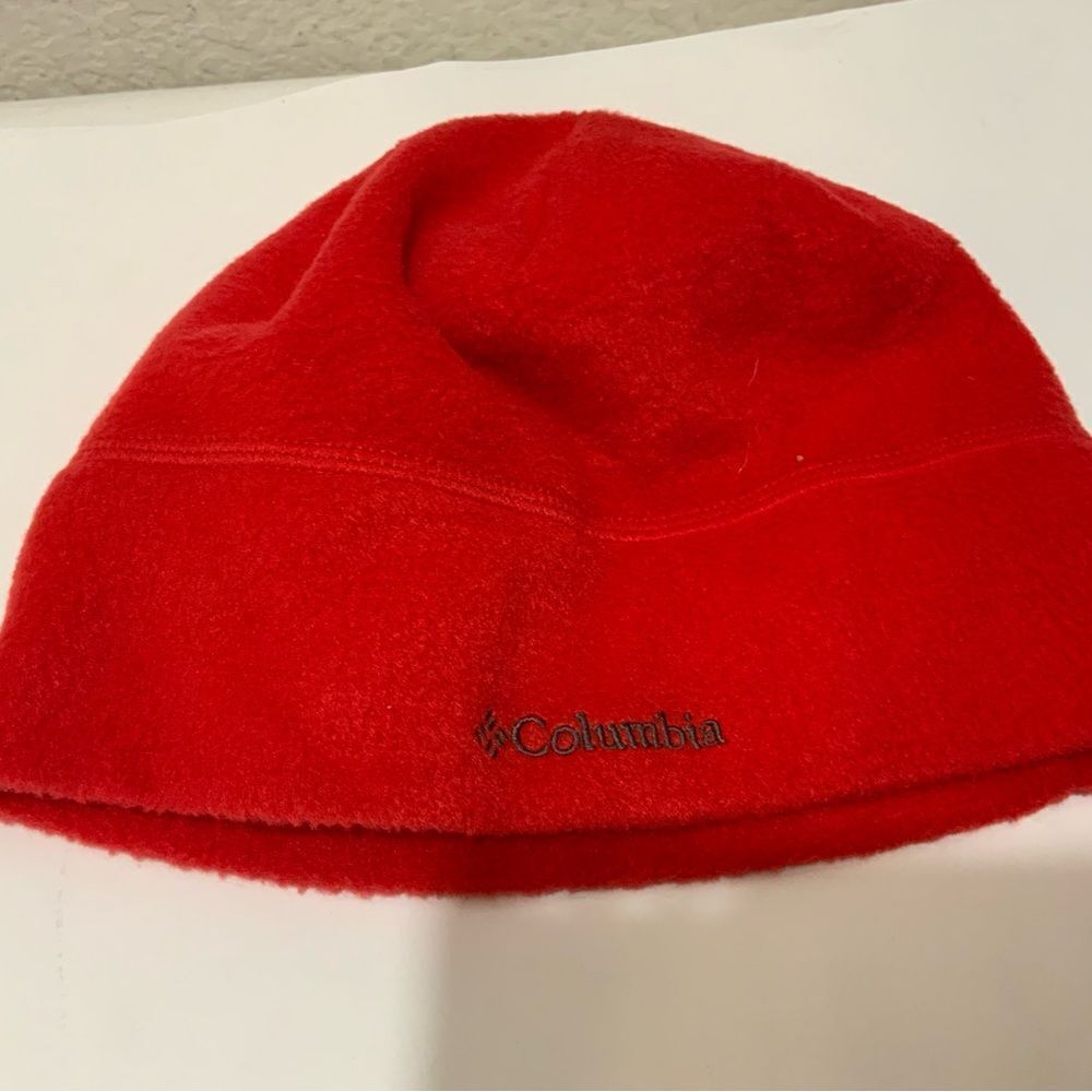 Columbia  Red Fleece Beanie L/XL